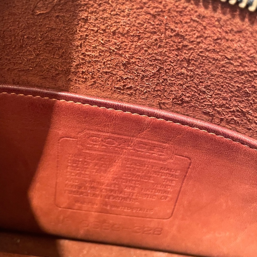 Cognac coach purse vintage - Picture 2 of 6